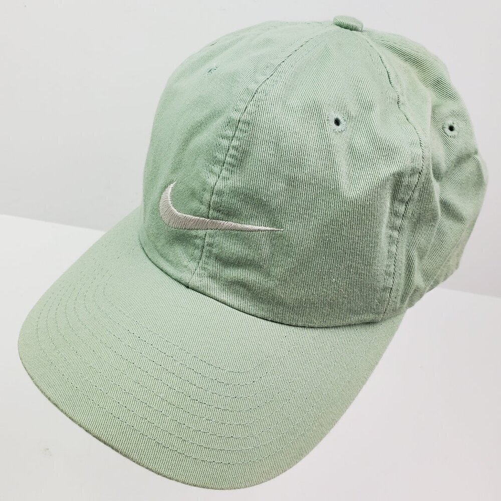 Nike Vintage Swoosh Strapback Hat Cap Taiwan Embroidered Logo U8SSH 100% Cotton